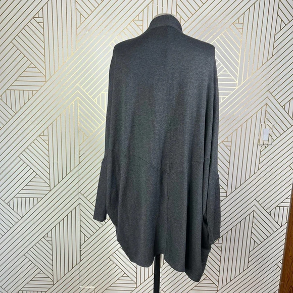 Beyond Yoga Gray Modal Dolman Sleeve Fleece‎ Cardigan Size US XS/S - Picture 8 of 11